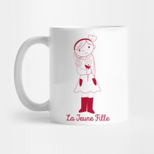 French Girl, La Jeune Fille Mug
